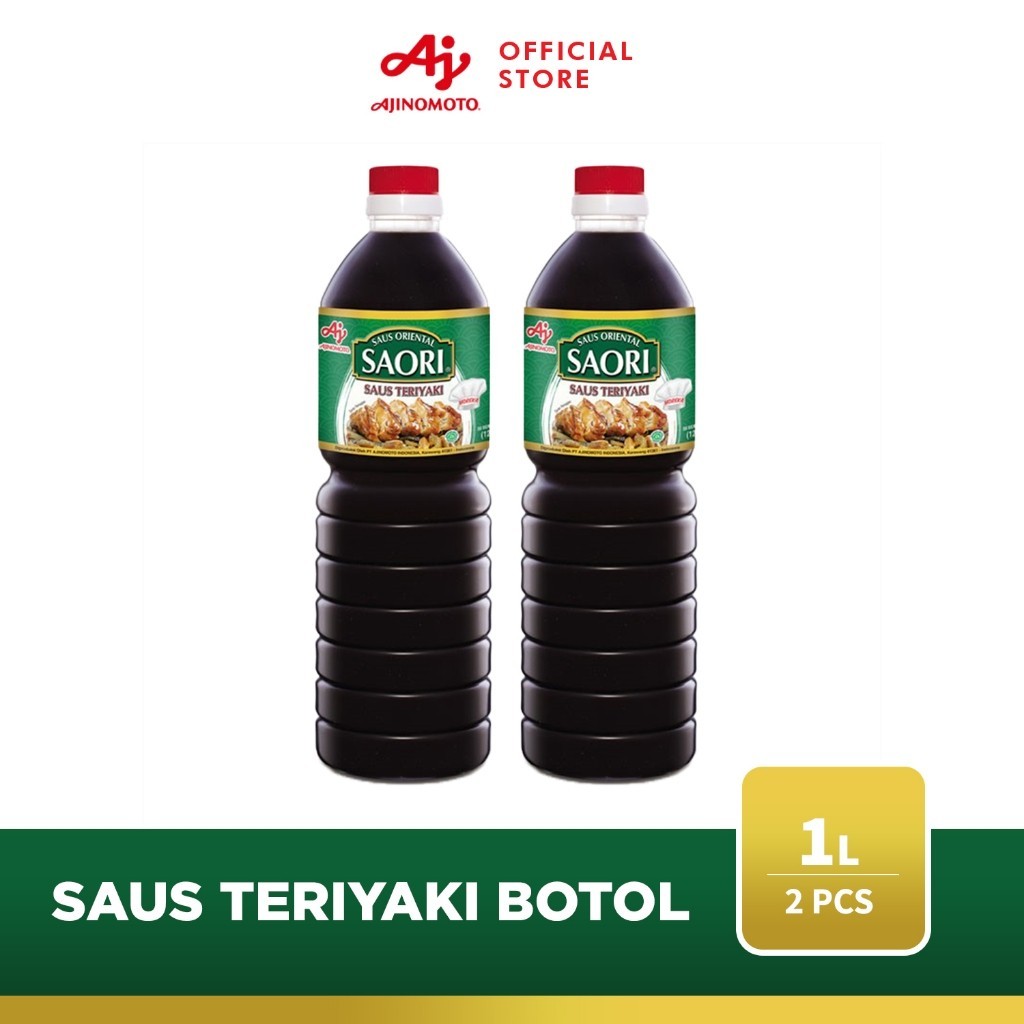 

SAORI® Saus Oriental Teriyaki Botol 1L (2pcs)