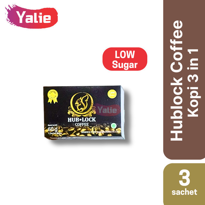 

Tfren99_ Hublock Coffee Hublot Morgan Low Sugar White Kopi 3in1 Instant Diet - 3 Sachet