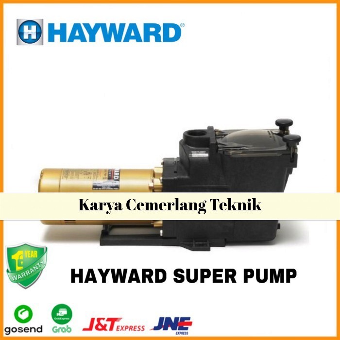 HAYWARD SUPER PUMP MAX FLO 1,5HP POMPA KOLAM RENANG HAYWARD 1,5 HP