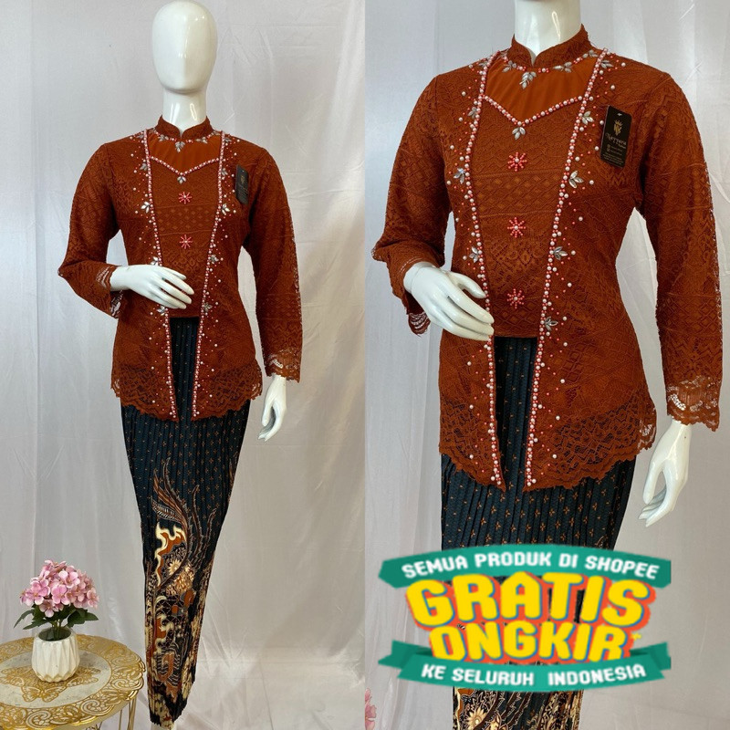 Kebaya Kutu baru  Kebaya Modern  Kebaya Tunik  Setelan Kebaya Brokat  Kebaya Brokat  Kebaya Encim  T