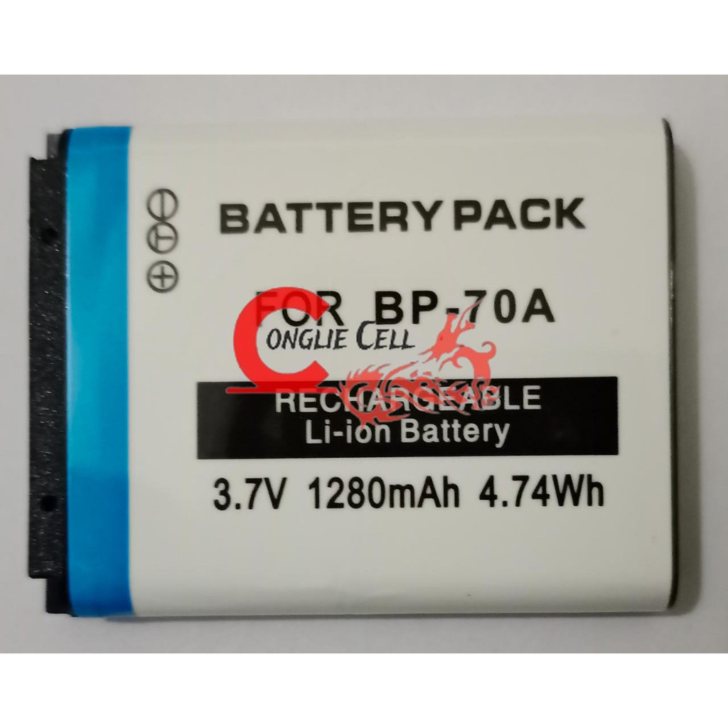 Battery Batere Batre Baterai Mcom Samsung BP-70A BP70A - ES65 ES70 ES73 ES80 PL100 PL120 ST30 ST700 