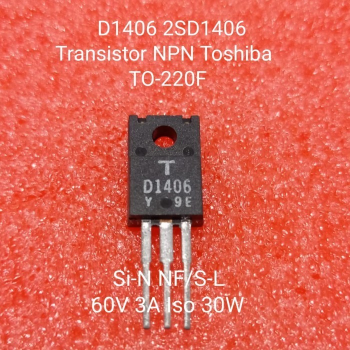 D1406 2SD1406 transistor NPN Toshiba -MU14