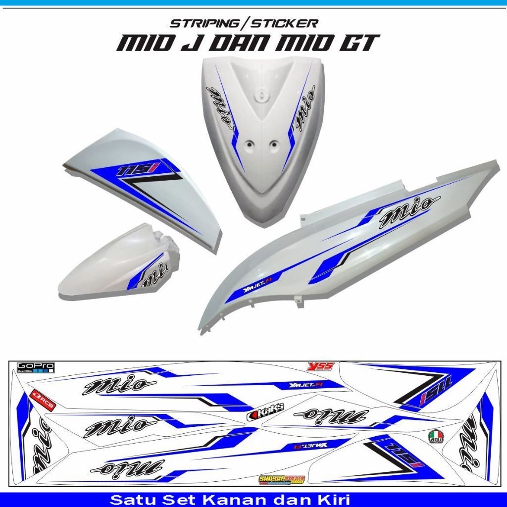 variasi setiker / STRIPNG STIKER VARIASI MIO J MIO GT MOTIF BARU / STIKER MOTOR MIO J