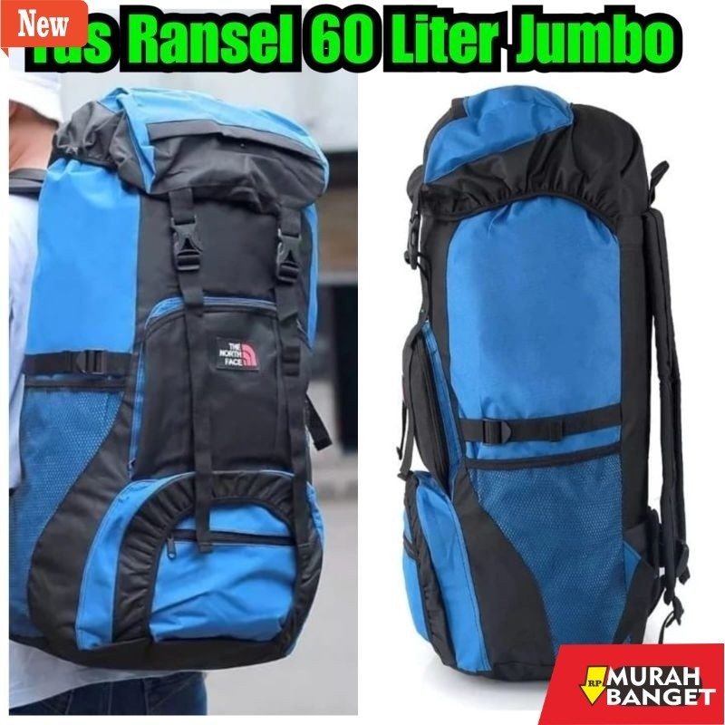 Tas Ransel pria kekinian Tas 60 liter Tas gunung jumbo 60 liter tas camping tas mudik tas ransel mun