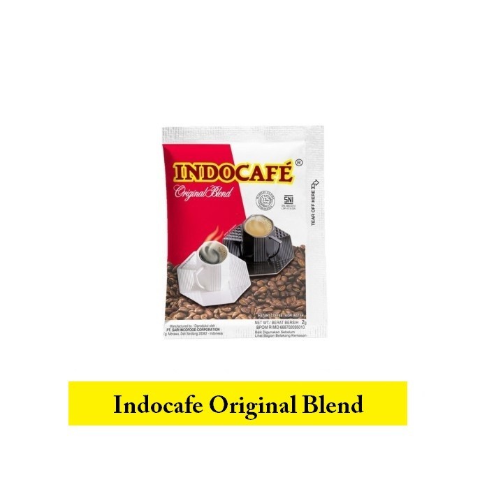 

INDOCAFE Original Blend 2gr (10 pcs) / Bubuk kopi Instan 2gr