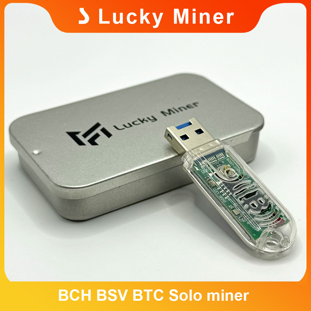 lucky miner btc  lottery miner USB mini 74KH/S usb miner bitcoin miner  minerly solo miner