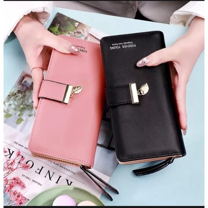 DOMPET VINI - DOMPET PANJANG LIPAT WANITA MODEL TEBARU LUCU KOREA ELEGAN SIMPLE BAHAN TEBAL PENGAMAN