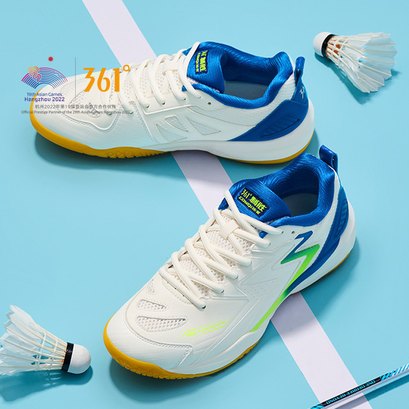 361 Degrees NEW Professional Badminton Shoes Breathable Anti-Slippery Training Shoes Non-Slip Women 