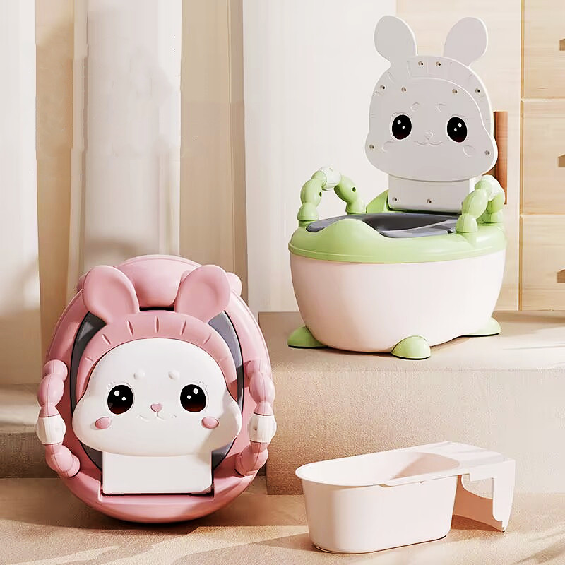 

1-6 Years Old Children's Potty Cute Baby Toilet Seat Easy To Clean Baby Potty Portable Stool Boys and Girls Safe Trainer Seat WC