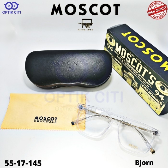 Frame Kacamata Pria Moscot Bjorn Kotak Size Besar Grade Original