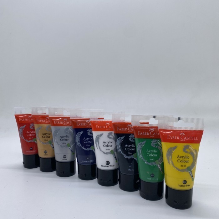 

Termurah~ Cat Acrylic Faber Castell 30ml - Black