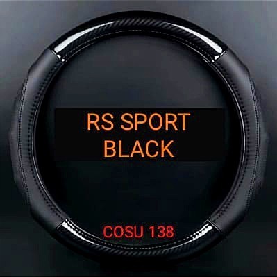 ORIGINAL Sarung Cover Stir Carbon RS Sport Kulit Hrv Brio Brv Jazz Mobilio dll - Hitam