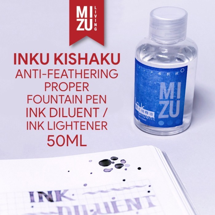 

Best Seller-Promo MIZU INKU KISHAKU Pengencer Tinta Fountain Pen Ink Diluent Bening