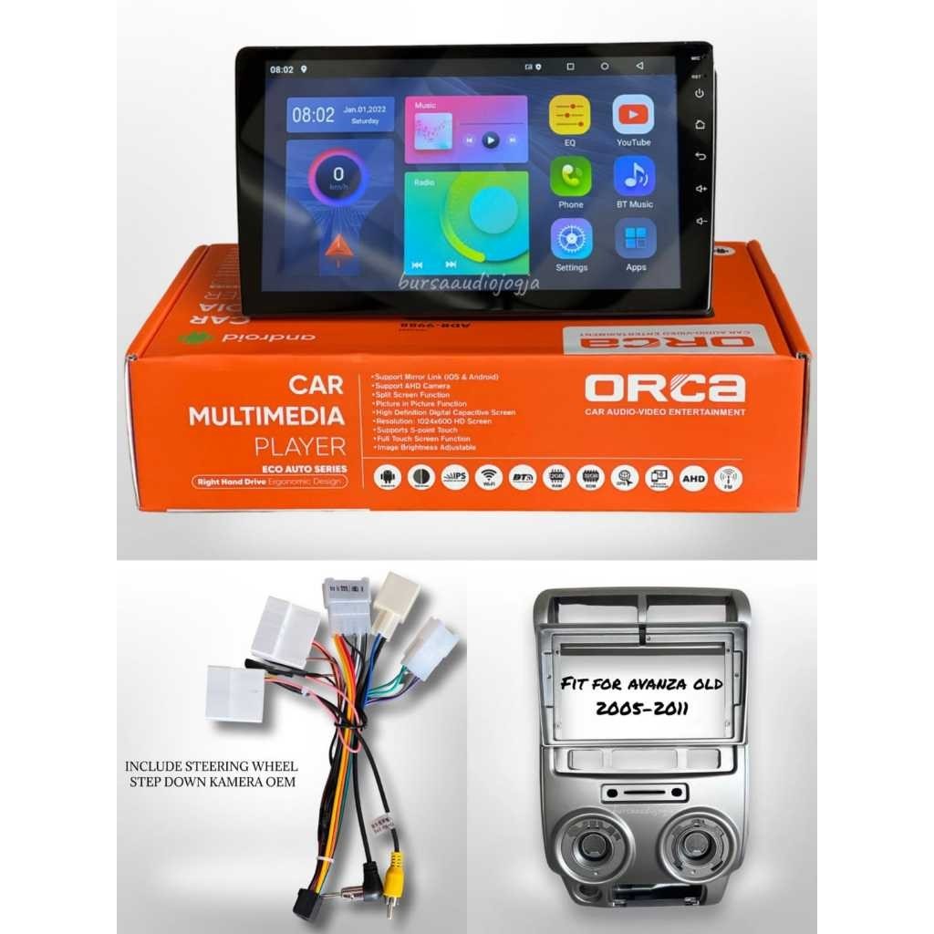 Head Unit Android 9 inch Oem PNP Avanza Old 2004-2011