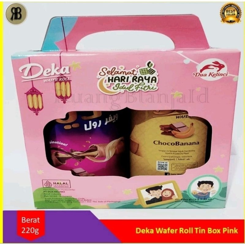 

Deka Wafer roll edisi lebaran 2x100gr Paket Parsel - Hampers idul fitri