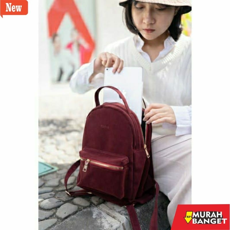 tas ransel wanita shopee FLICKA BACKPACK J 90 FREE BUBBLEWRAP