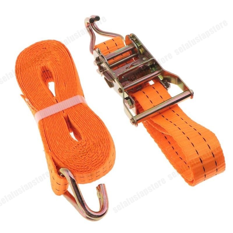 Tokofinaaaa 4Cm X 10 Meter Gladiator Rachet Tie Down Tali Ikat Barang Mobil Truk