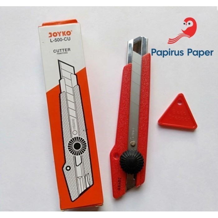 

Cutter Joyko L 500 / Pemotong Kertas | Cutter Besar | Pemotong Silet | Kater | Cuter Besar