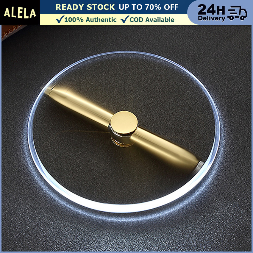 Hand Spinner Pen Pulpen Lampu LED Fidget Spinner Mainan Kado Anak