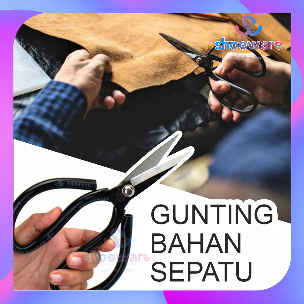 

Gunting bahan sepatu kain kulit alas sol karet