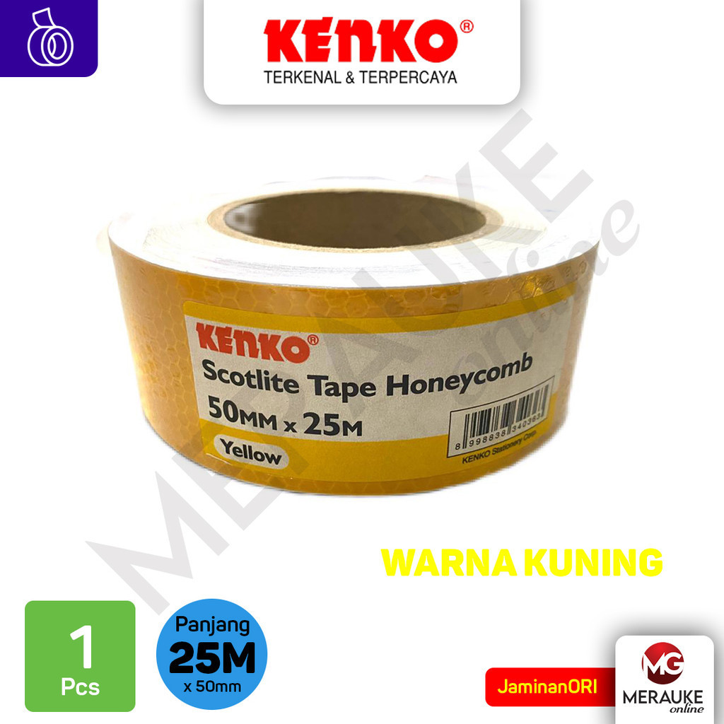 

KENKO Scotlite Tape / Selotip Honeycomb 50x25 Yellow