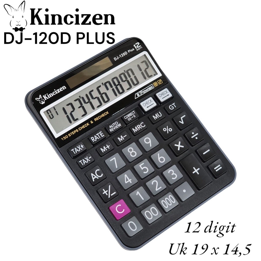 Kalkulator Kincizen DJ-120D 12 DIGIT - Kalkulator casio 12 digit DJ-120D