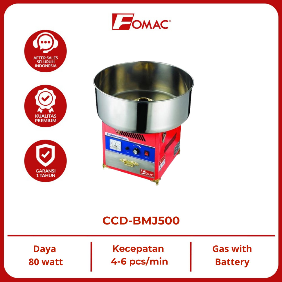 Mesin Gulali CCD-BMJ500 Gas Candy Floss Machine FOMAC