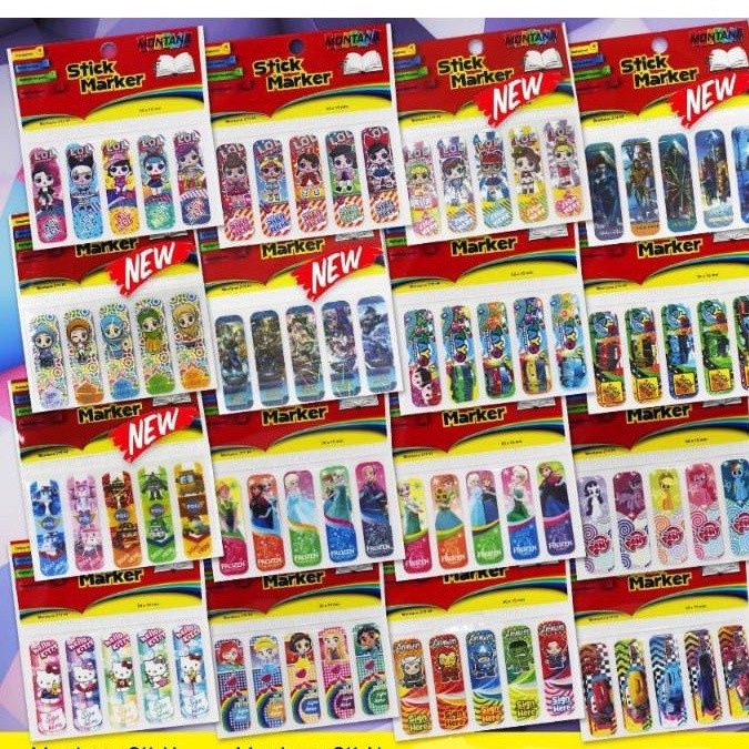 

NAT - STICKY NOTE / PEMBATAS BUKU MEMO KARAKTER
