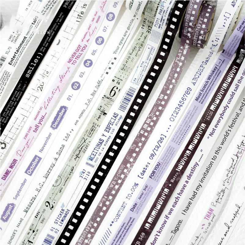 

10mm*2m Washi Paper Tapes 3pcs Junk Journal for Planner Scrapbooking Adhesive Masking Tape Kawaii Papeleria School Supplies