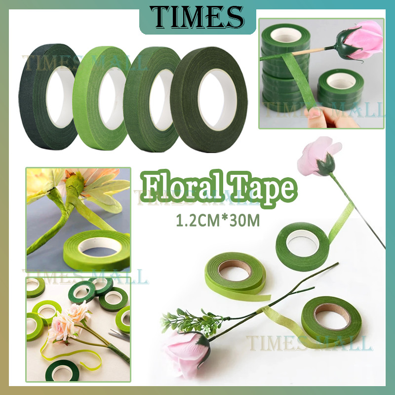

Floral Flower Tape / Selotip Bunga / Solatip Batang Bunga / Solatip Bunga 1.2 cm x 30 m