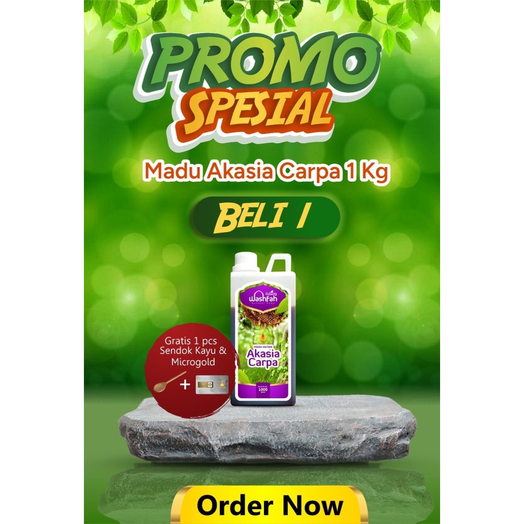 

Ori Madu Murni Asli Hutan Nektar Akasia 100% Akasia Carpa