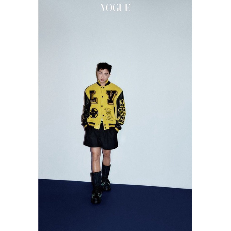 [Unisex] LV Yellow Varsity Bomber Jacket #BTS