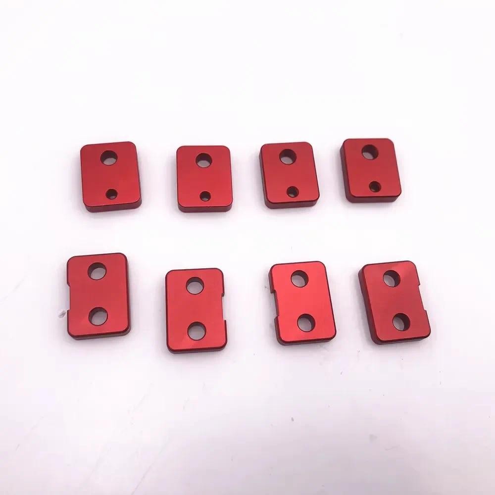 

Blurolls 3D Printer Parts CNC Made Voron 2.4 Belt Clamps Blocks for the Quad Gantry Parts 5MM Thickness
