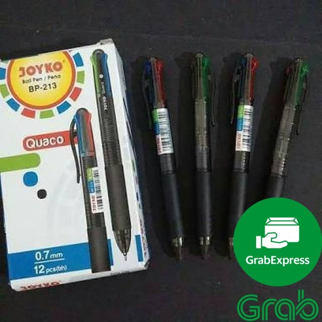 

[guinatk] / Pulpen 4 warna joyko quaco BP-213 LUSIN harga promo