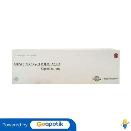 Ursodeoxycholic Acid Etercon 250 Mg Box 30 Kapsul
