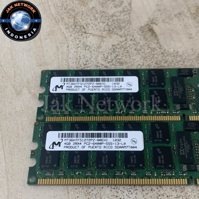 Ram Server DDR2 4GB 2Rx4 PC2-6400P-555 (NEW)