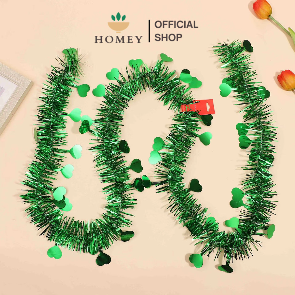 

HOMEY - SLINGER 2 Meter Diameter 5cm Single Colored / Mix / Motif Rumbai Garland Tensil Tinsel Metalik Hiasan