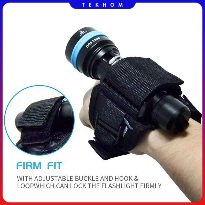 Pegangan Senter Selam Wrist Strap Diving Flashlight Adjustable - XTAR
