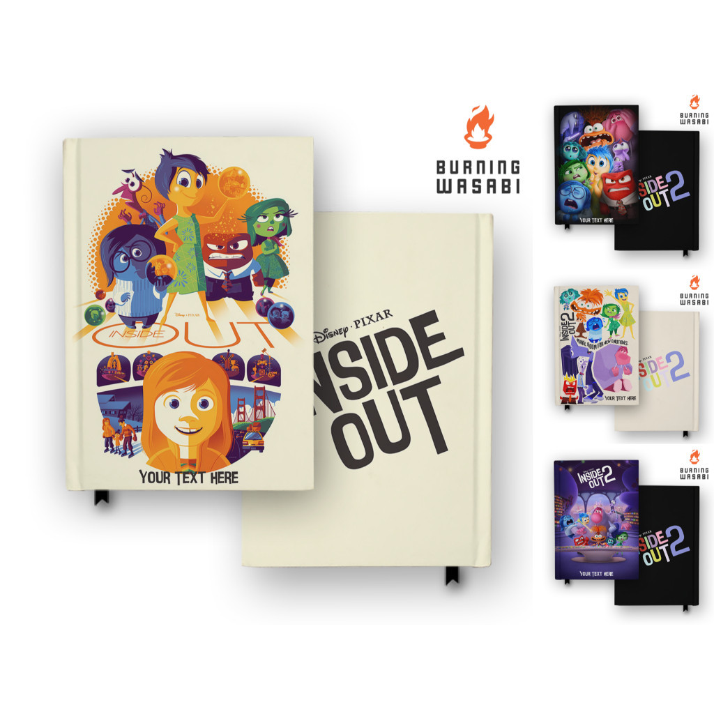 

Buku Catatan Notebook Inside Out 1 Disney Pixar Agenda Jurnal Diary Custom Hardcover Burning Wasabi