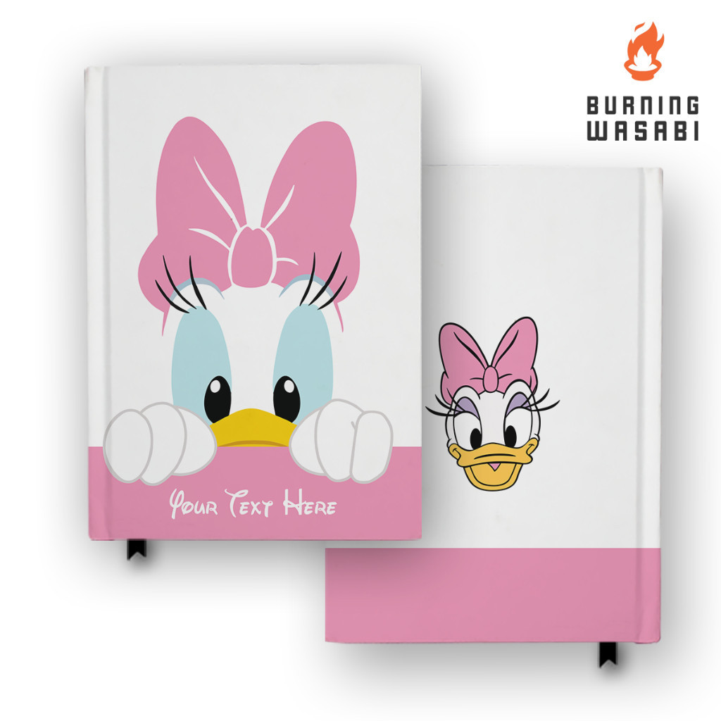 

Buku Catatan Notebook Daisy Duck 3 Disney Custom Nama Agenda Jurnal Diary Hardcover A5 A6 B5