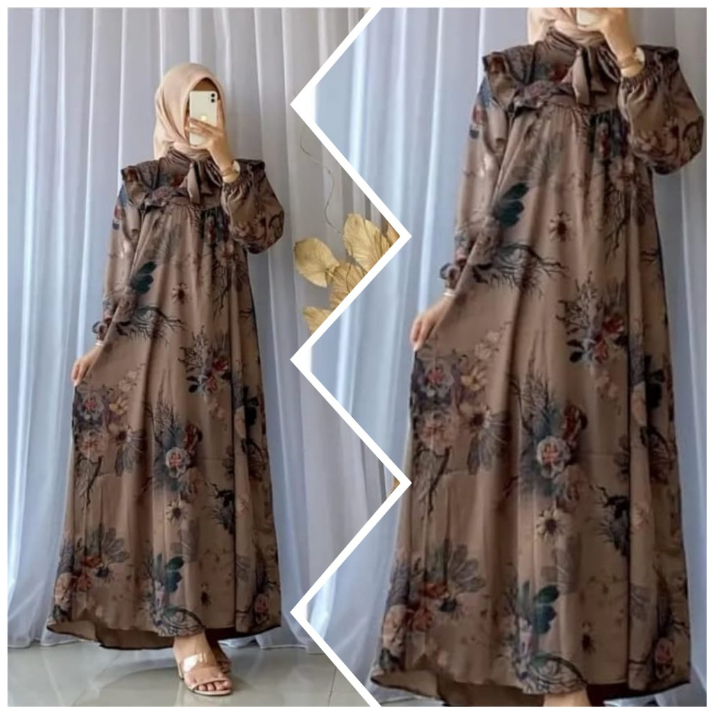 dg64wf Gamis Najwa Silky Premium