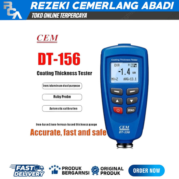 CEM DT156 Digital Paint coating thickness gauge tester DT-156