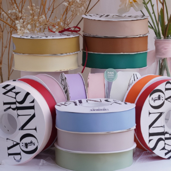 

PITA MATTE SATIN DOUBLE FACE 1cm dan 2.5cm x 20yard | RIBBON