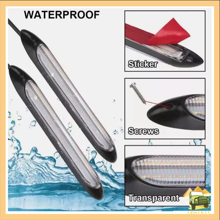 Led 12 volt/Lampu Siang Hari Mobil Lampu LED DRL/Lampu Siang Hari Mobil Led Lampu Fleksibel 12volt/L