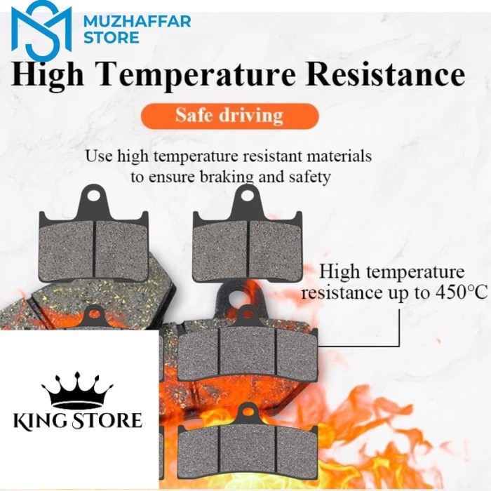 Kampas Rem KAWASAKI ZX-7RR ZX750 ZX 750 ZX7RR ZX7 RR 1996 - 1999