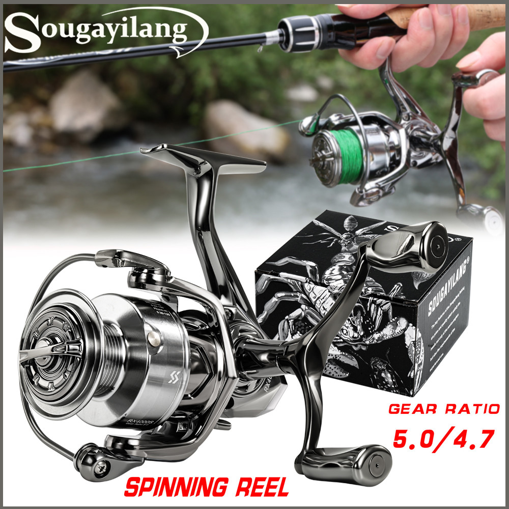 Sougayilang COD Reel Pancing Double Handle Fishing Reel 1000-5000 series 5.0:1 Gear Ratio Reel