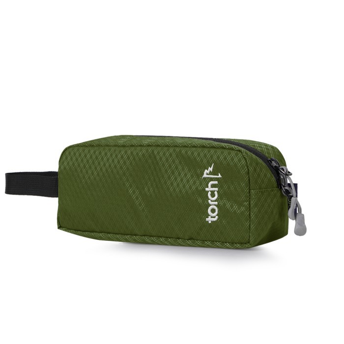 

[New]Promo Torch Alat Mandi Kosmetik Tulis Souvenir - Travelpouch Clutch Musu - Cactus Green