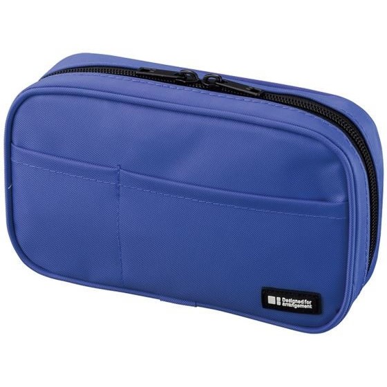 

[New]Promo Ready Stock - LIHIT LAB Pen Case A7551 - Tempat pensil ORIGINAL JEPANG - Biru