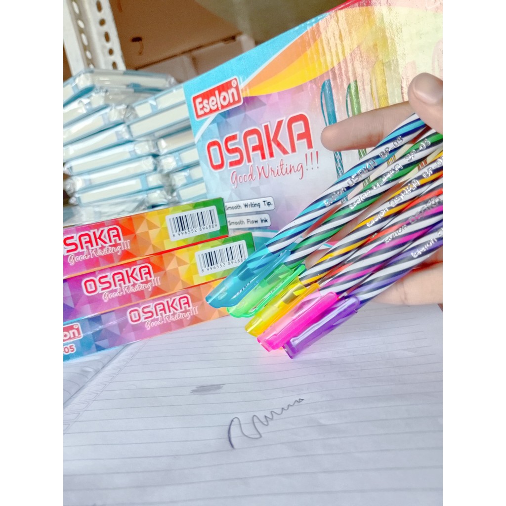 

*DUNIA PESTA* (1 PACK / 12 PCS) BOLPEN ULIR / BALLPOINT SPIRAL / PULPEN MURAH
