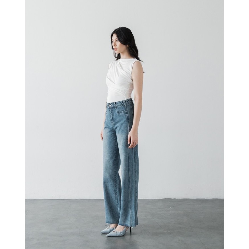 ANAIN - Ore Straight Jeans - Black, Small